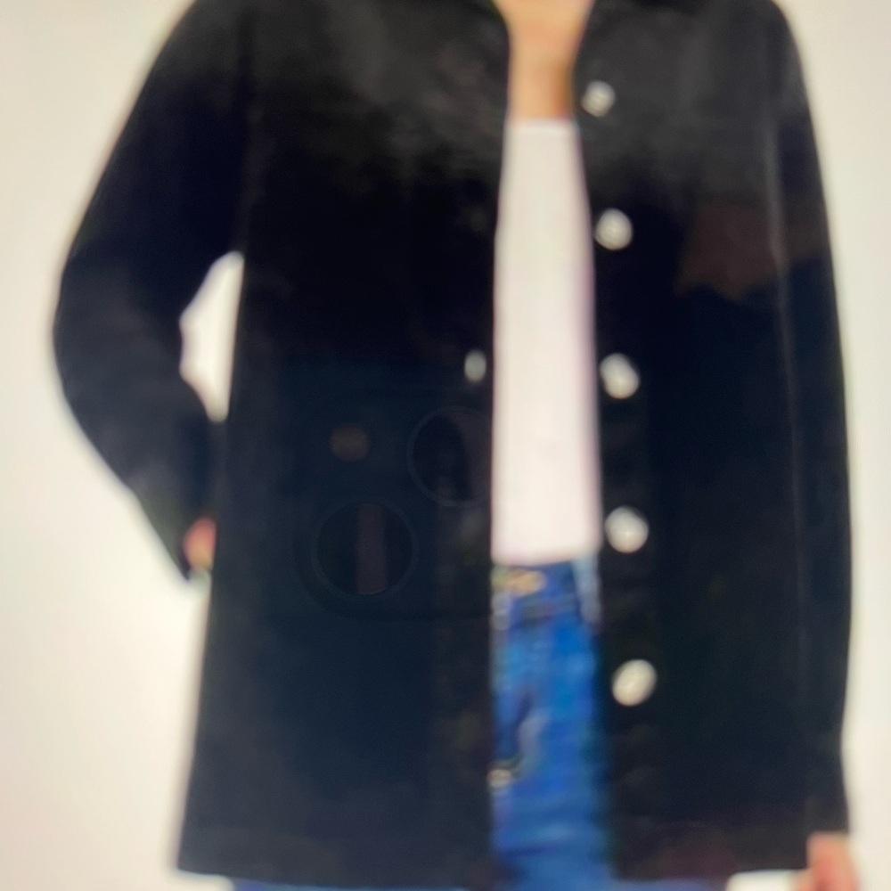 Matty M - Black Women’s Size L Corduroy Shirt Jacket - NEVER WORN